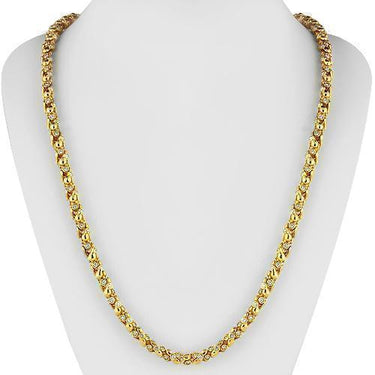 14K Yellow Solid Gold Mens Diamond Customized Chain 21.50 Ctw